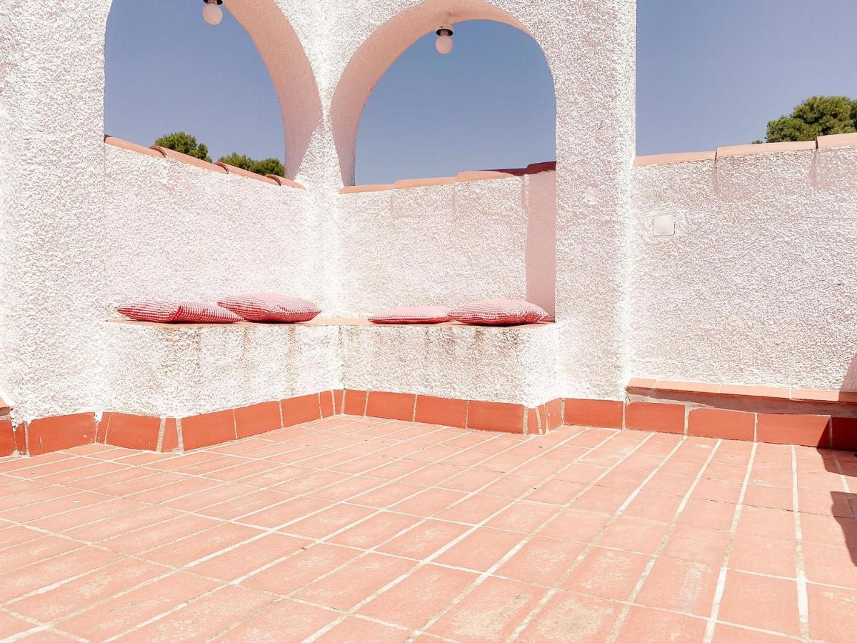 Villa Dos Calas - Bonita Villa De Estilo Rustico Y Piscina De Agua Salada L'Ametlla de Mar Exterior foto